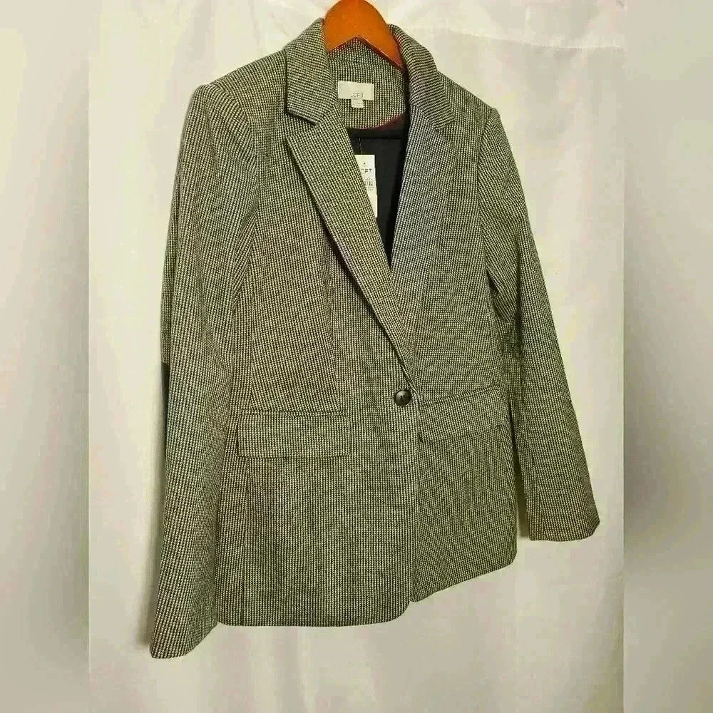 LOFT Black and White Blazer